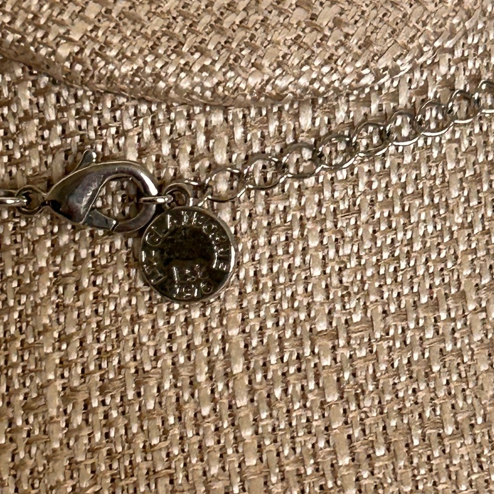 Liz Claiborne Black and Silver Statement Necklace (4) - Picture 5 of 6